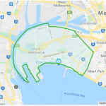 Area Map of Port Melbourne VIC AUSTRALA