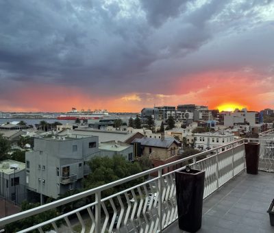 Port Melbourne Elevated Views Moody Evening - Credit Kane Fraser